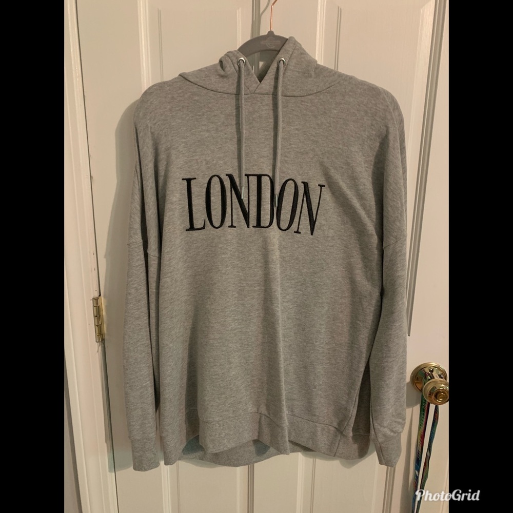 XS H&M London hooded sweatshirt